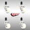 Service Caster 3 Inch 316SS Nylon Wheel Swivel 1-5/8 Inch Expanding Stem Caster Set SCC SCC-SS316EX20S314-NYS-158-4 - alternate 4